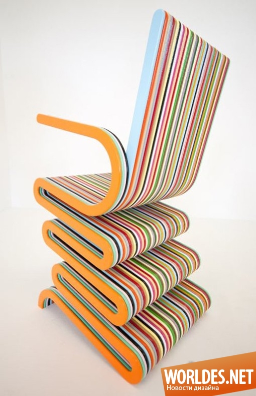 дизайн мебели, дизайн кресел, дизайн кресла, кресла, современные кресла, красочные кресла, оригинальные кресла, полосатые кресла, яркие кресла, красочные полосатые кресла